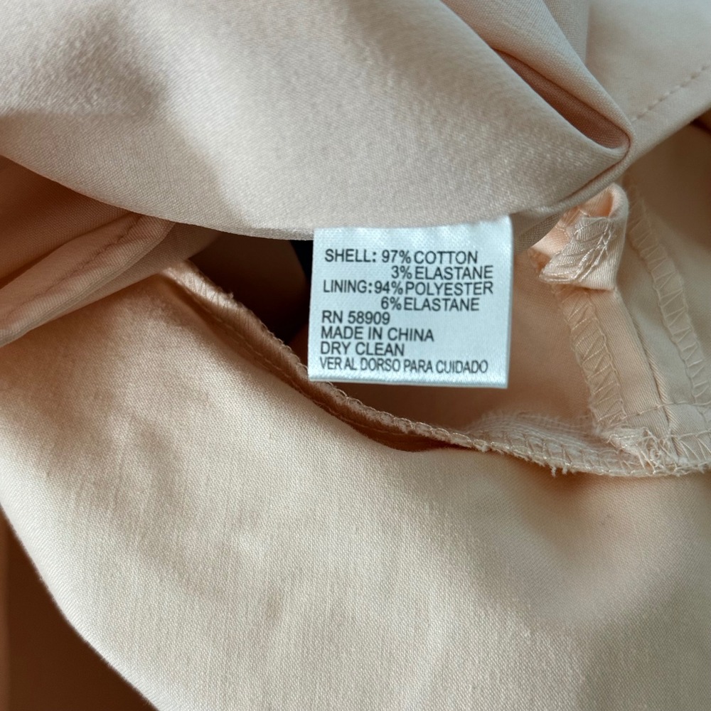 Antonio Melani Lori Sateen Dress Light Pink Ruffle Midi  Womens Size 2 NWT - Picture 8 of 10